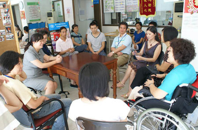 深圳殘疾人心理咨詢輔導站走進福田沙頭職康，為殘障人士點亮“心”光